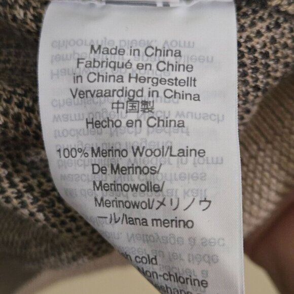 J. Crew Merino Wool Leopard Crewneck Sweater Size XS - Picture 7 of 7